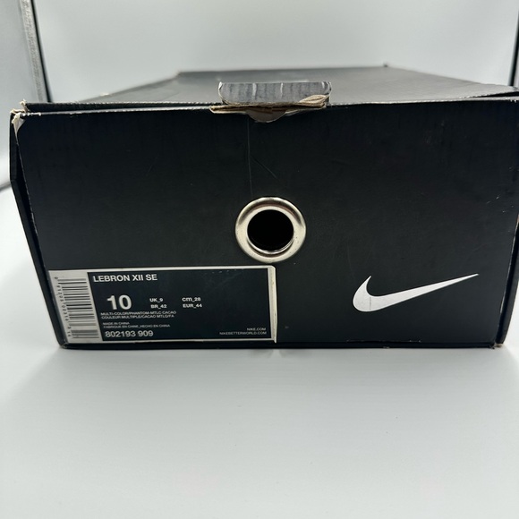 Nike Lebron XII 12 SE WTL What The Lebron James Multicolor Phantom MTLC Cacao 10 - Picture 13 of 14